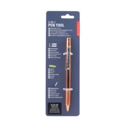 KIKKERLAND Multi Tool Pen 3 In 1 Copper -Handy Home 4356 Copper 3 in 1 Pen tool pkg
