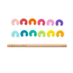 KIKKERLAND Rainbow Drink Markers -Handy Home BA86 Wine Markers WB 3