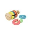 KIKKERLAND Rainbow Wine Rings + Stopper