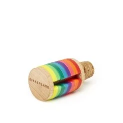 KIKKERLAND Rainbow Wine Rings + Stopper -Handy Home BA91 WB 2