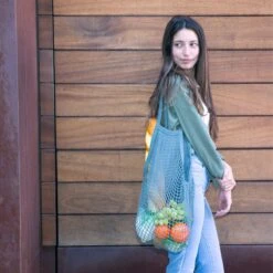 KIKKERLAND Cotton Market Bags Assorted -Handy Home BB01 A Grey Action 9367