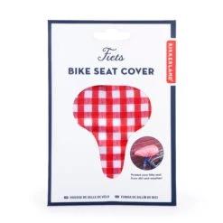 KIKKERLAND Gingham Bike Seat Cover -Handy Home BB64 PKG