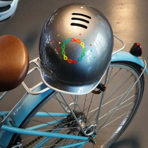 KIKKERLAND Rainbow Chain Reflect Bike Stickers