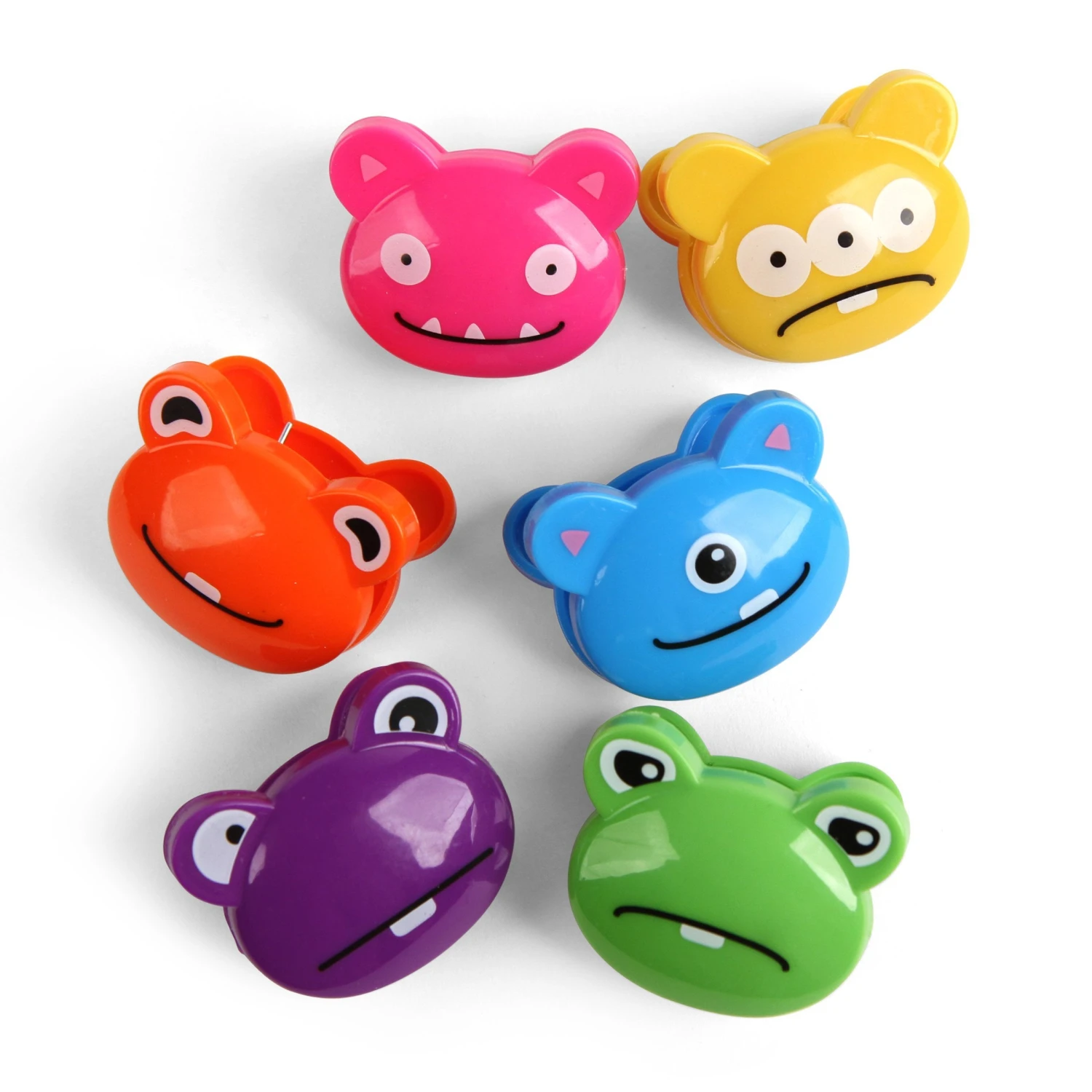 KIKKERLAND Bag Clips 6 Set + Crazy Monsters 1 KIKKERLAND Bag Clips 6 Set + Crazy Monsters