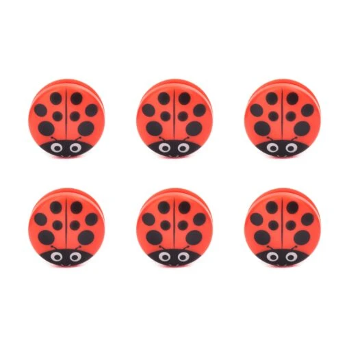 KIKKERLAND Ladybug Bag Clips Set Of 6