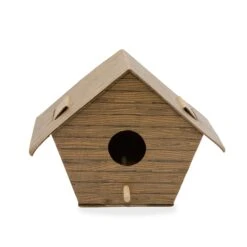 KIKKERLAND DIY Bird House Log Cabin -Handy Home BH08 Birdhouse WB