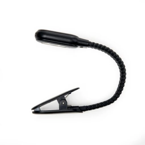 KIKKERLAND Rechargeable Clip Book Light Black