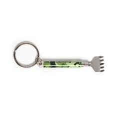 KIKKERLAND Mini Backscratcher Assorted Prints -Handy Home BS005 KEYRING PATTERN MINI BACK SCRATCHER CAMO SHORT