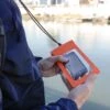 KIKKERLAND Orange Waterproof Phone Sleeve