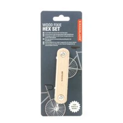 KIKKERLAND Wood Fixie 6 In 1 Hex Tool -Handy Home CD117 PKG