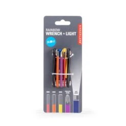 KIKKERLAND Rainbow Multi Tool + Light -Handy Home CD153 pkg