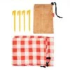 KIKKERLAND Gingham Picnic Blanket