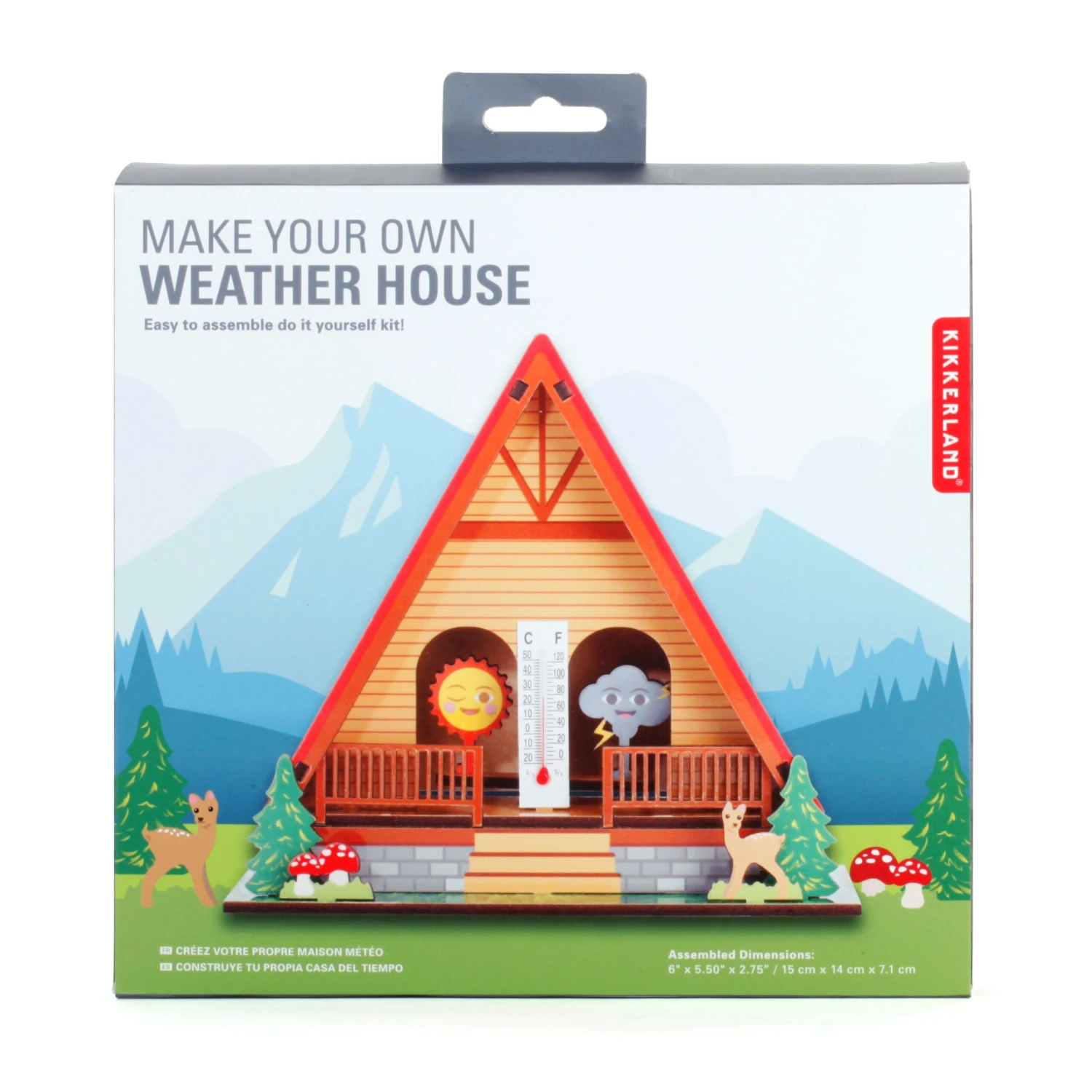 KIKKERLAND Make Your Own Weather House 6 KIKKERLAND Make Your Own Weather House - Image 6