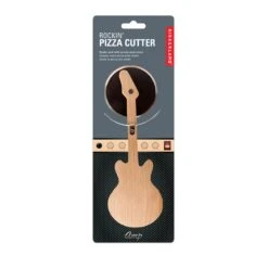KIKKERLAND Pizza Cutter Guitar -Handy Home CU108 Rockin Pizza Cutter update