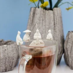 KIKKERLAND Tea Holder Fisherman Set Of 4