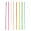 KIKKERLAND Rainbow Reusable Straws 8 Inch