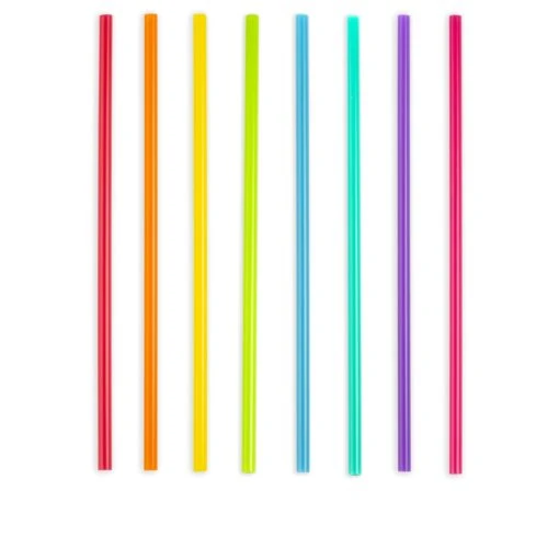 KIKKERLAND 11 Inch Bright Color Reusable Straw