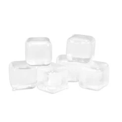 KIKKERLAND Clear Reusable Ice Cubes S/30 -Handy Home CU267 Clear Cubes Stack 9327