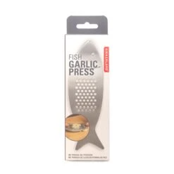 KIKKERLAND Fish Garlic Press -Handy Home CU281 pkg 1