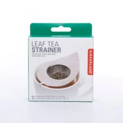 KIKKERLAND Leaf Tea Strainer -Handy Home CU292 pkg 1