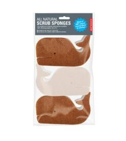 KIKKERLAND Whale Scrub Sponges -Handy Home CU327 3