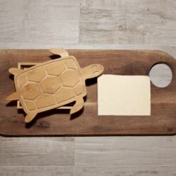 KIKKERLAND Turtle Tofu Press -Handy Home CU331tofuturtle action1