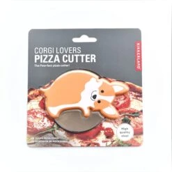 KIKKERLAND Corgi Lovers Pizza Cutter -Handy Home CU338 2