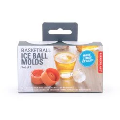 KIKKERLAND Basketball Ice Ball Molds -Handy Home CU342 pkg
