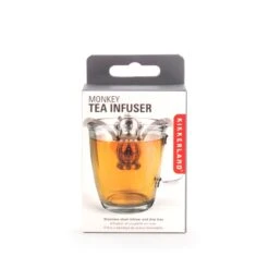 KIKKERLAND Monkey Tea Infuser -Handy Home CU39 monkey pkg front