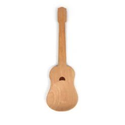 KIKKERLAND Beech Wood + Rockin Guitar Salad Servers -Handy Home CU64 AcousticGuitar top front