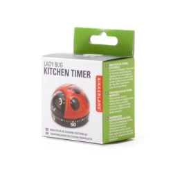 KIKKERLAND Kitchen Timer Ladybugs Red -Handy Home KT21 A pkg 2