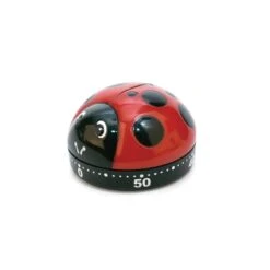 KIKKERLAND Kitchen Timer Ladybugs Red -Handy Home KT21 A red
