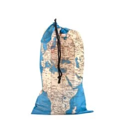 KIKKERLAND Travel Map Laundry Bags 7 KIKKERLAND Travel Map Laundry Bags -Handy Home LB10 Around The World Travel Bag Set Shoe Bag Filled