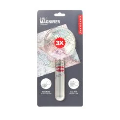 KIKKERLAND Acrylic Magnifier -Handy Home MG47 2 in 1 Magnifier PKG