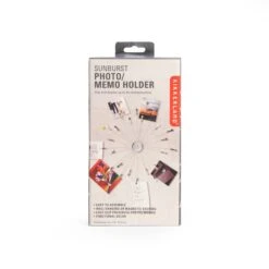 KIKKERLAND Sunburst Photo/Memo Holder -Handy Home MH75 pkg 1