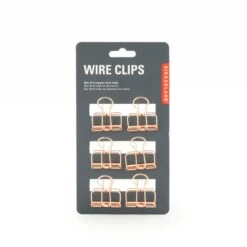 KIKKERLAND Copper Wire Clips Set Of 6 -Handy Home OR73 CO IMG 11265