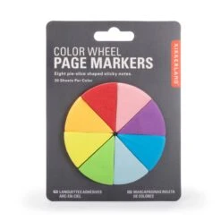 KIKKERLAND Color Wheel Page Markers -Handy Home ST115 pkg 1
