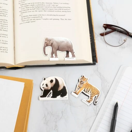 KIKKERLAND Asian Mammals Bookmark