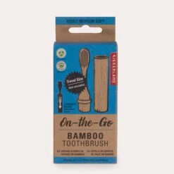 KIKKERLAND On-the-Go Bamboo Toothbrush -Handy Home TB15 pkg2