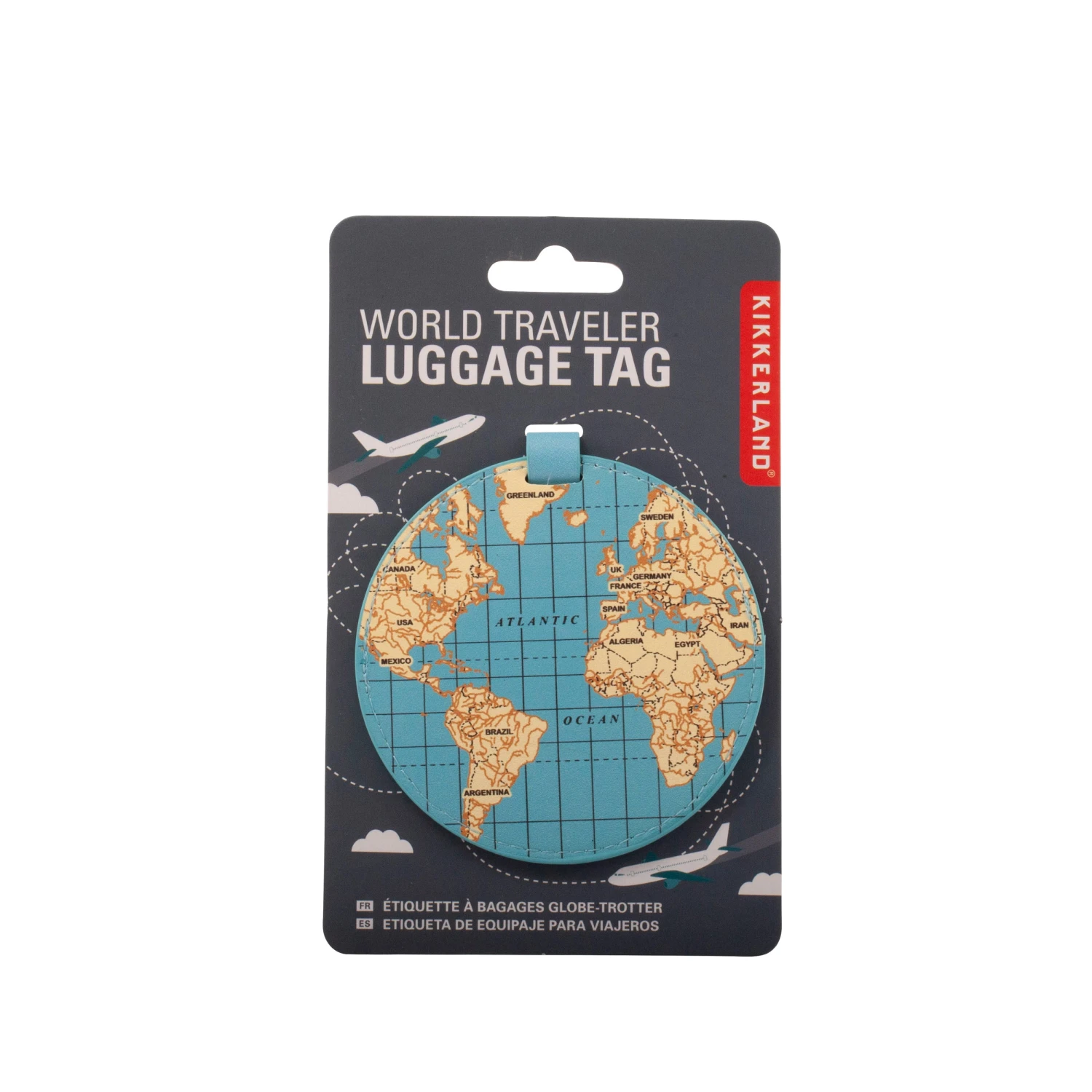 KIKKERLAND World Traveler Luggage Tag 3 KIKKERLAND World Traveler Luggage Tag - Image 3