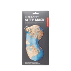 Kikkerland Ultra Soft Sleep Mask Maps -Handy Home TT49 A pkg 1s
