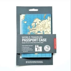 KIKKERLAND World Traveler Passport Case -Handy Home TT53 PKG