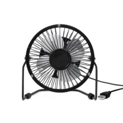 KIKKERLAND USB Desk Fan - Black